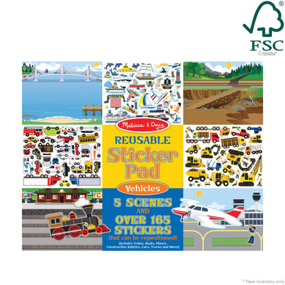 Reusable Sticker Pad- Vehicles