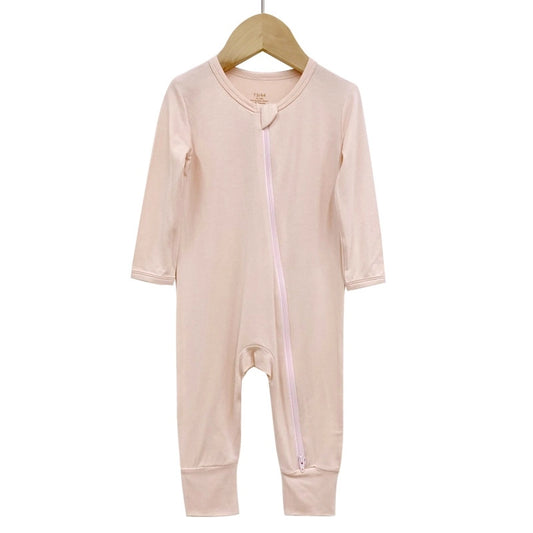 Light Pink Zipper Pajamas