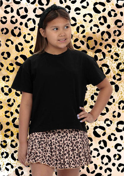 Classic Leopard Mini Pleat Skort
