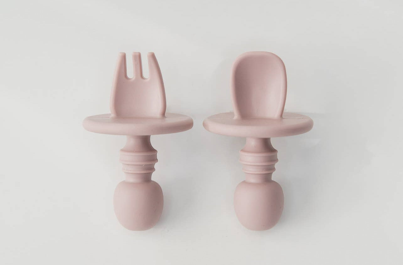 Silicone Mini Spoon and Fork Set
