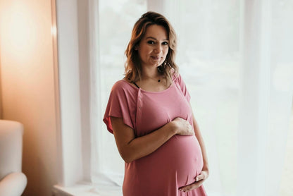 Rose Mommy Labor and Delivery/Nursing Gown