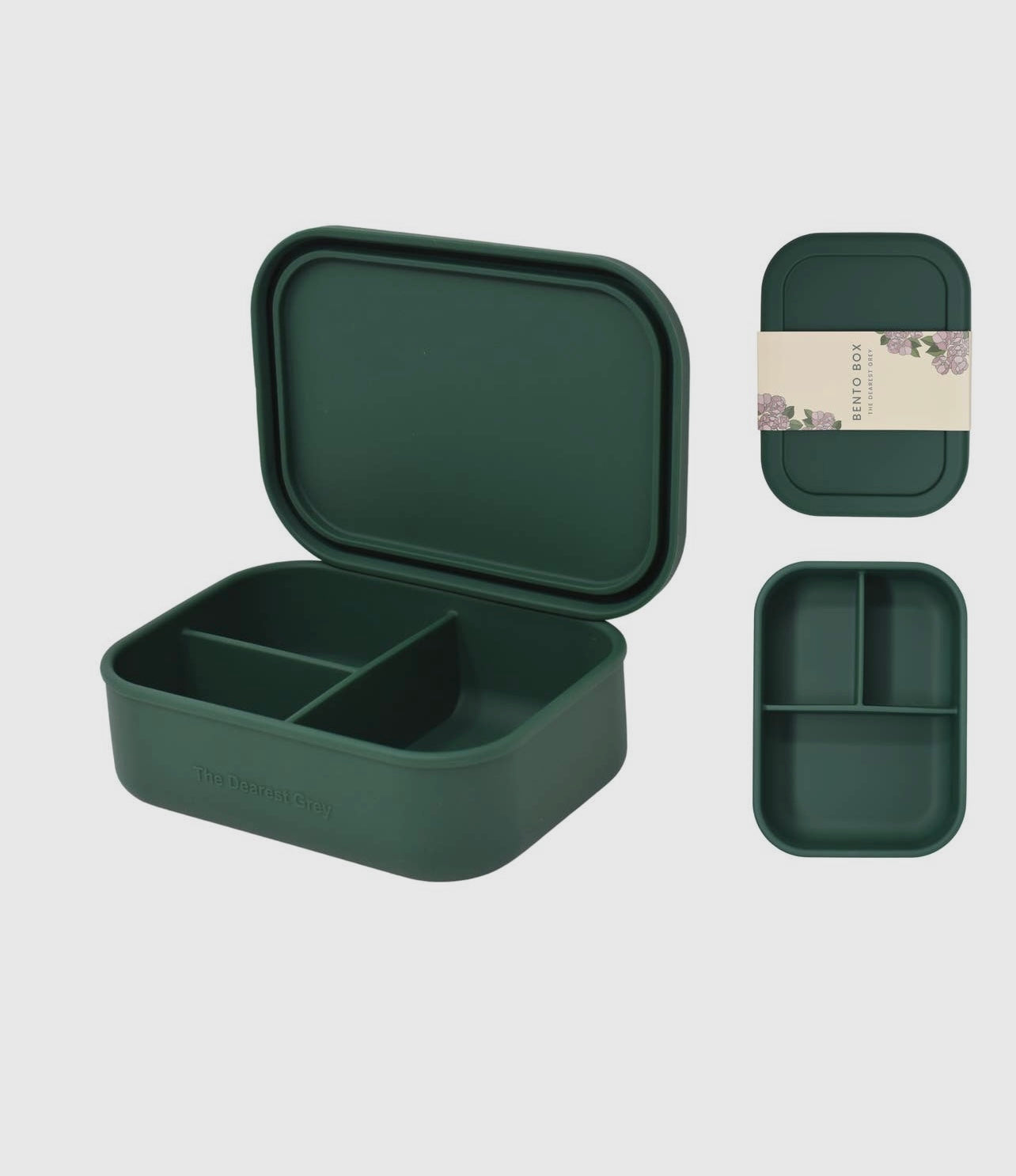 Emerald Silicone Bento Box