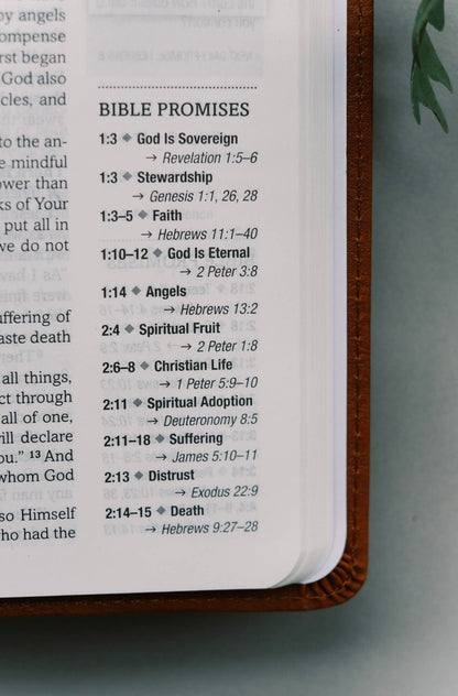 The Holy Bible: SKJV- Chestnut Floral