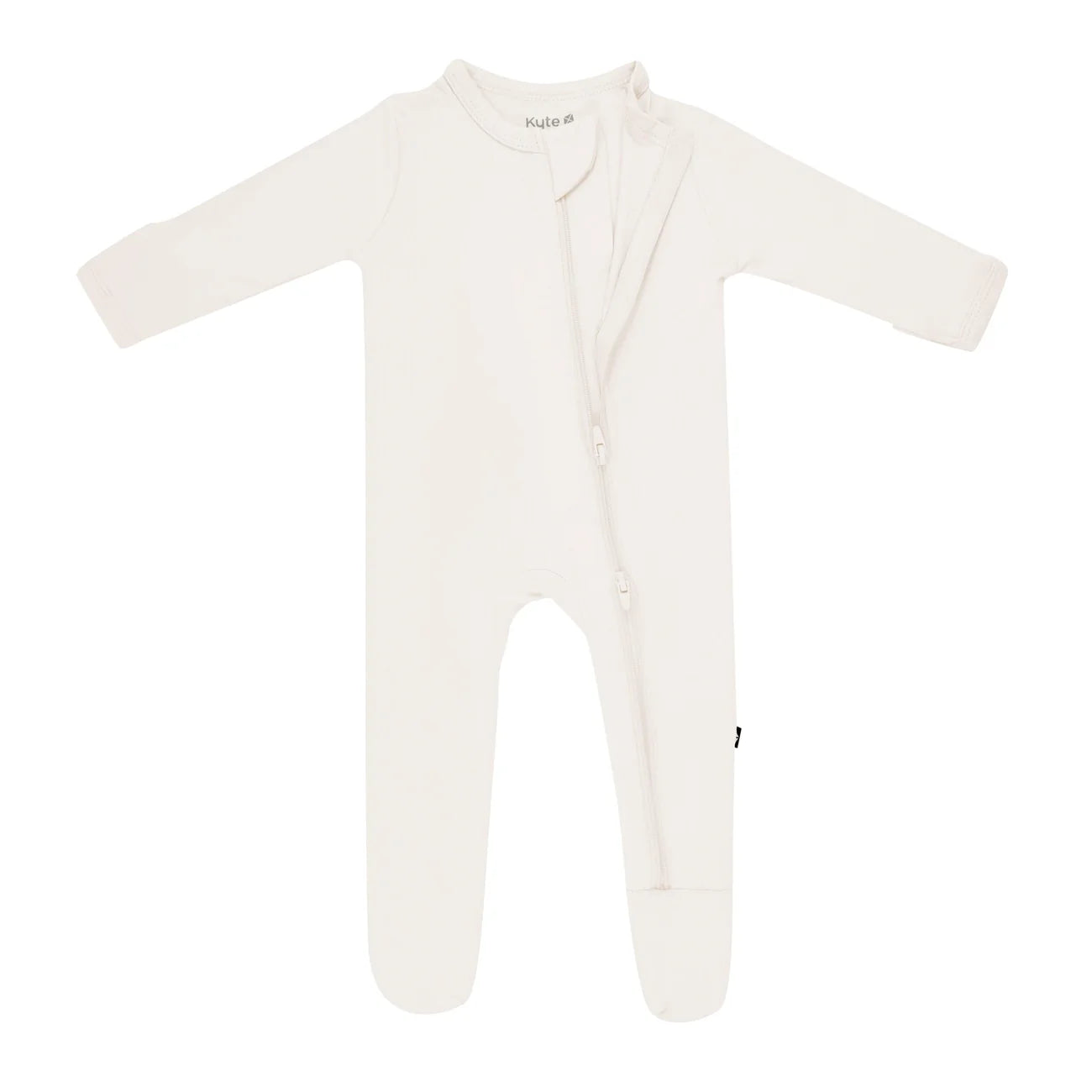 Oat Zipper Footie