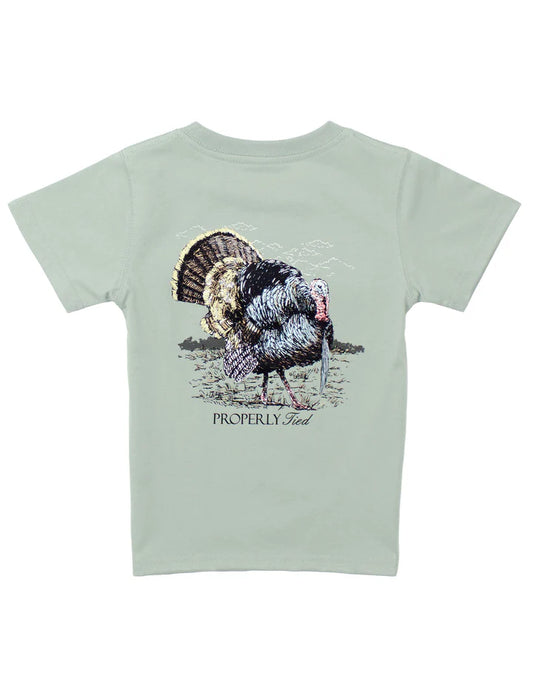 Boys Gobbler SS Chrome Grey Tee