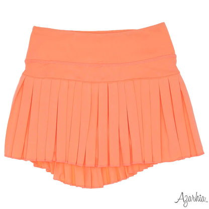 Mini Pleated Skort Solid Melon