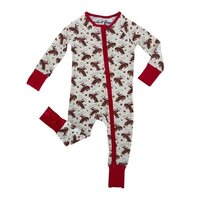 bamboo zipper pajama || sleigh bells & saddles