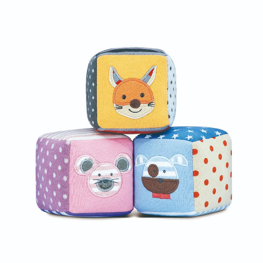 Organic Farm Buddies Soft Block Set