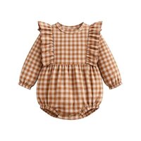 vivian bubble || burnt orange flannel